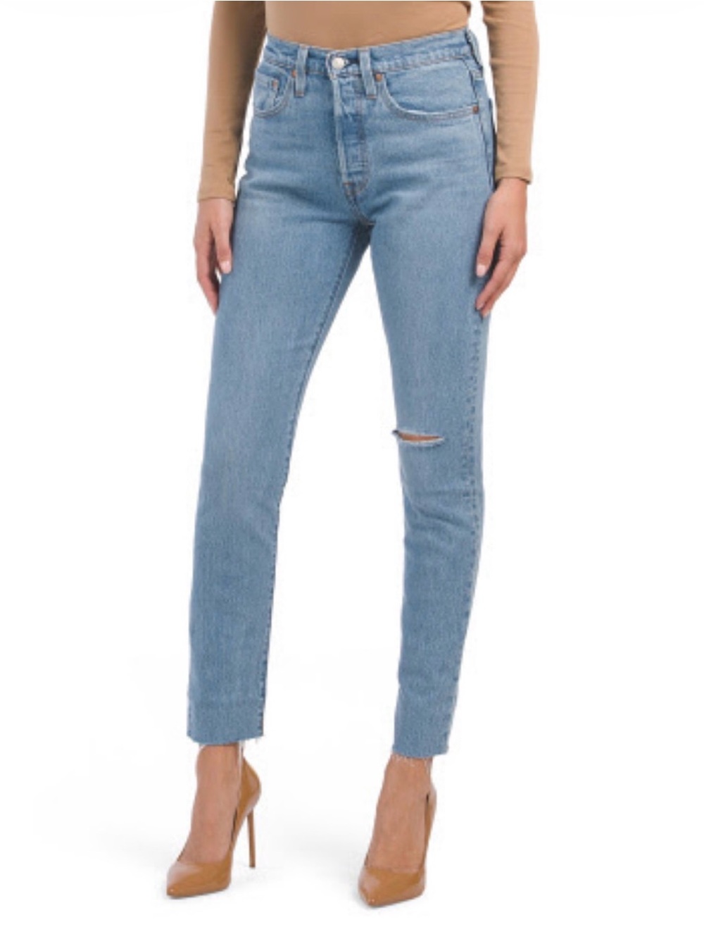 LEVI’S 501 Skinny Salsa Sugar Jeans 28 X 30 NWOT